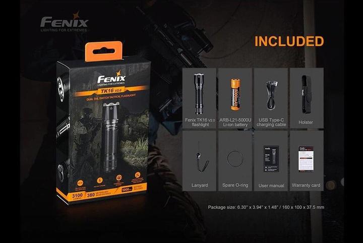Image du produit Fenix TK16 V2.0 (14.30 cm, 3100 lm)
