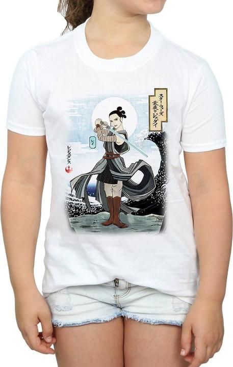 Image du produit Star Wars - T-shirt THE LAST JEDI JAPANESE REY - Fille (140, 146)