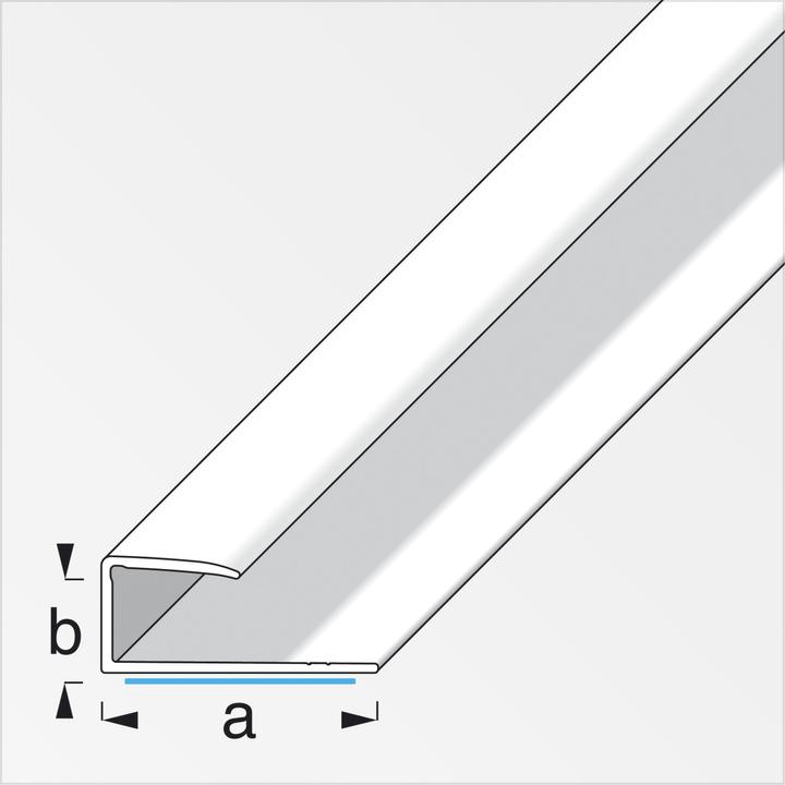 Actual product image Alfer Parquet edging profile aluminum 1 m