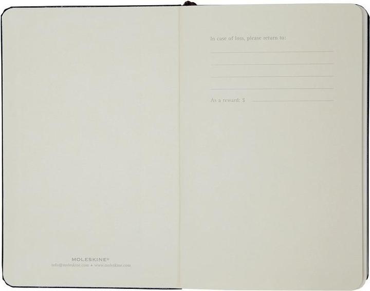 Actual product image Moleskine Address book lined, hard cover (A6, Lined, Hardcover)