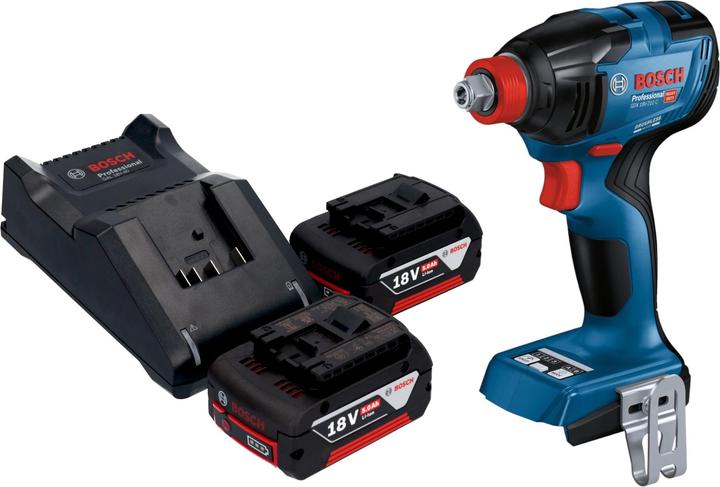 Produktbild Bosch Professional Bosch GDX 18V-210 C Professional Akku Drehschlagschrauber 18 V 210 Nm Brushless + 2x Akku 5,0 Ah + (Ohne externe Stromquelle)