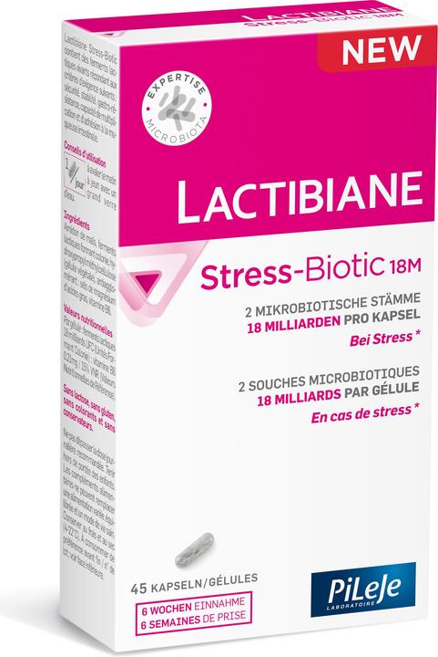 Image du produit Lactibiane Stress-Biotic 18M caps (45 pièce(s), Capsules, 46 g)