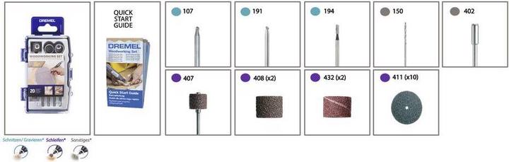 Produktbild Dremel Holzbearbeitungsset 681