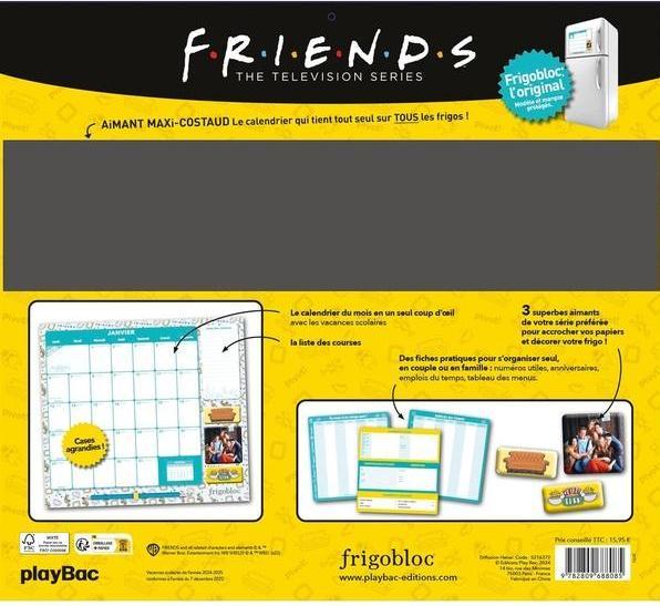 Actual product image Amis : frigobloc : de janvier à décembre 2025 (French, Collectif, 2024)