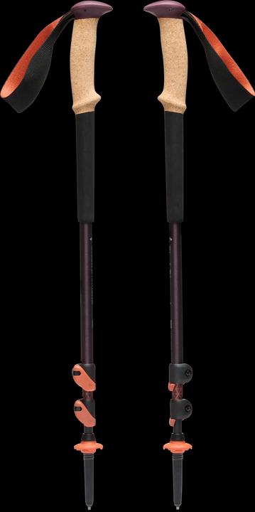 Produktbild Black Diamond Trekkingst?cke Trail Cork (anthrazit/orange, 1 Paar, 100-140 cm) (100 - 140 cm)