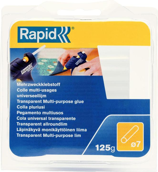 Image du produit Rapid Bâtons de colle transparents universels Ø7x90mm 36 pièces
