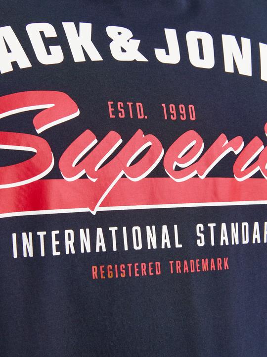 Produktbild Jack & Jones Jjelogo Tee Ss O-Neck 2 Col Aw24 S Pls (7XL)