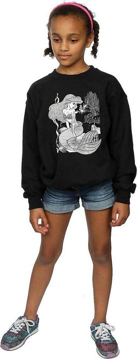 Produktbild The Little Mermaid Mädchen Sweatshirt aus Baumwolle (152, 158)