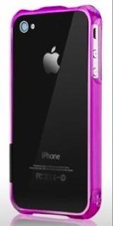 Produktbild more. Color Gem Lucent Bumper für iPhone 5/5S/SE Purple (Apple iPhone 5s, Apple iPhone 5)