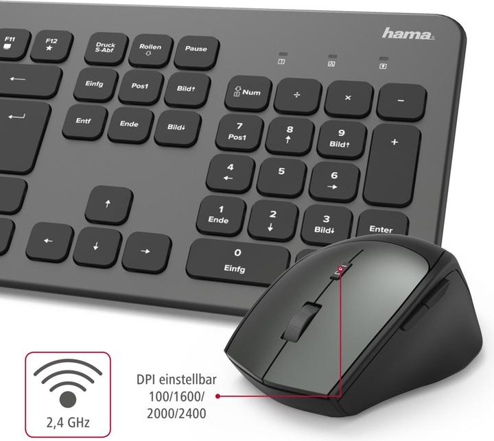 Image du produit Hama KMW-700 (DE, Sans fil)