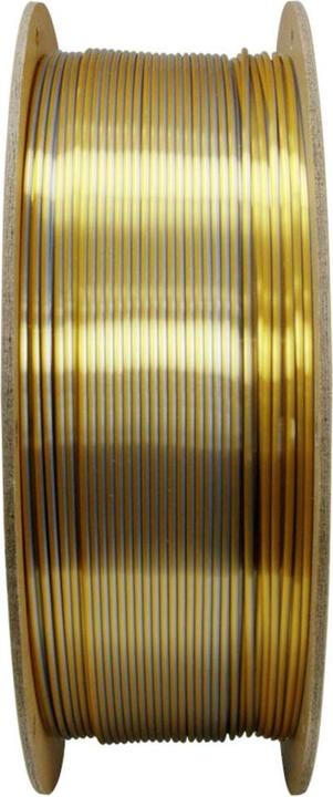 Produktbild Polymaker PA03027 Dual Silk Filament PLA-Seide Mehrfarbig, Seidig glänzend 1.75mm 1000g Crown, Gold (PLA, 1.75 mm, 1000 g, Mehrfarbig)