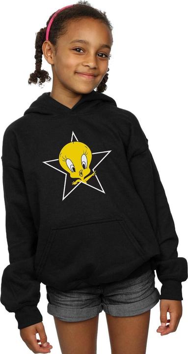 Actual product image Looney Tunes Girls Tweety Pie Star Hoodie (128)