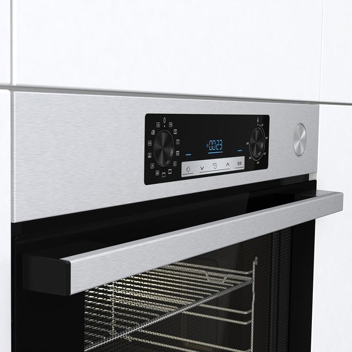 Produktbild Hisense BSA66226AX Backofen 77 L 3500 W A Schwarz, Grau, Edelstahl