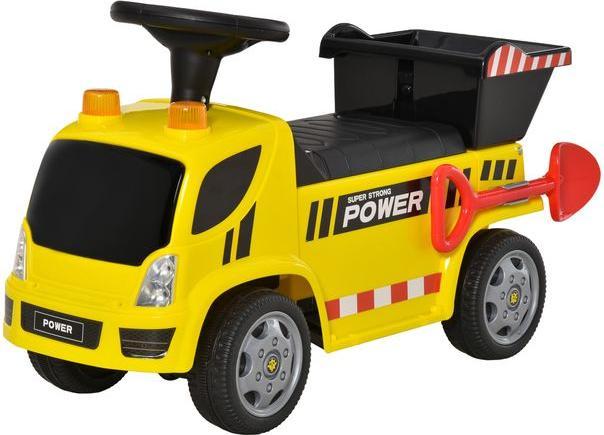 Produktbild Swisshandel24 Sitzbagger Rutscherauto mit Kippen Eimer und Schaufel für Baby 18-36 Monaten Metall PP-Kunststoff Ge