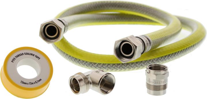 Produktbild Scanpart Gasslang RVS Flex 125 cm
