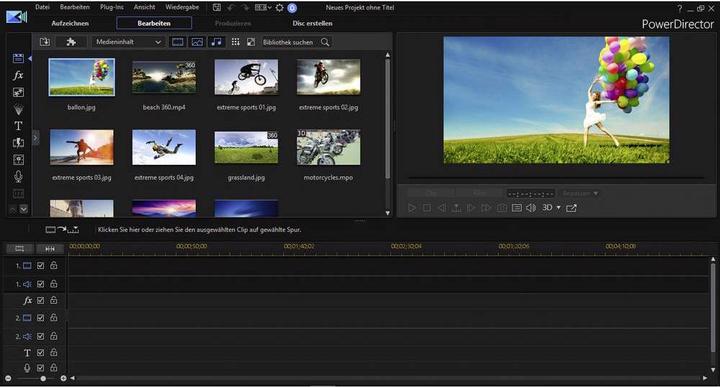 Produktbild CyberLink PowerDirector 18 Ultimate (1 User, unbegrenzt)