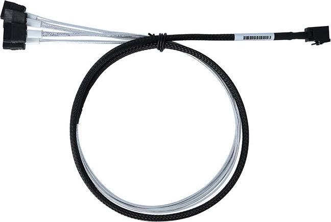 Image du produit BlueOptics câble interne MiniSAS hybride SFF-8643/4x SATA 1 mètre - câble - numérique