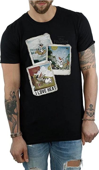 Immagine prodotto Disney Frozen Maglietta uomo Olaf Polaroid in cotone (XL)