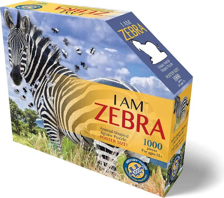 Actual product image Madd Capp Contour puzzle zebra (1000 pieces)