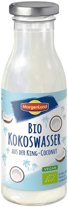 Morgenland Kokoswasser in der Einweg-Glasflasche