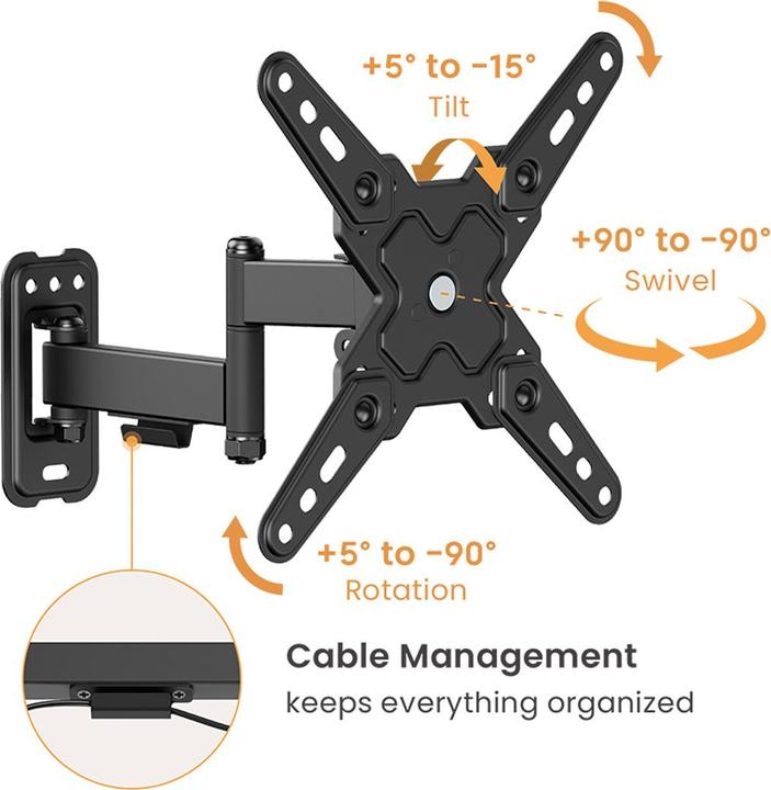 Produktbild Value Basic TV Wall Mount, 3 (Wand, 43", 20 kg)
