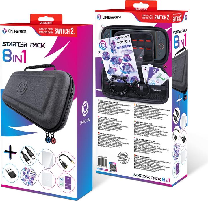 Immagine prodotto Oniverse Switch 2™ 8 in 1 Starter-Pack - Gaming-Zubehör (Switch)