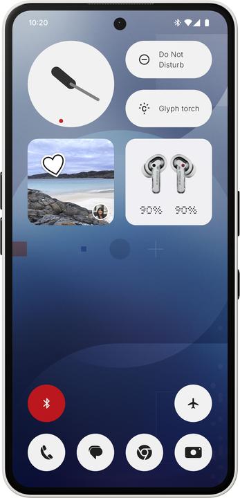 Image du produit Nothing Téléphone (3a) (256 Go, Blanc, 6.77", Double SIM, 50 Mpx, 5G)