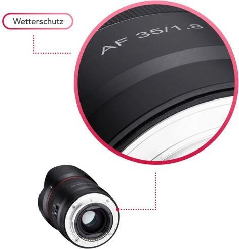 Actual product image Samyang AF 35mm f/1.8 Sony E-Mount (Sony E, full size)