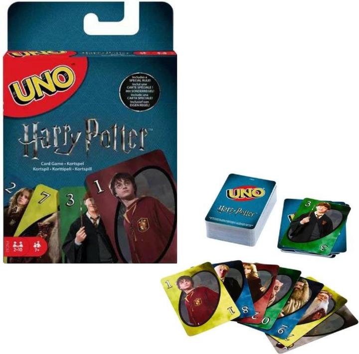 Actual product image Mattel Games Uno Harry Potter (German, English)