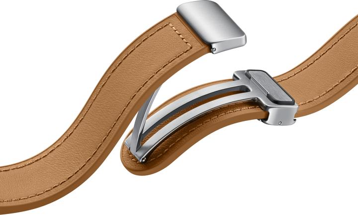 Produktbild Samsung D-Buckle Hybrid Eco Leather Strap (20 mm, Vegan Leather, Kunstleder, Eco-Composite)