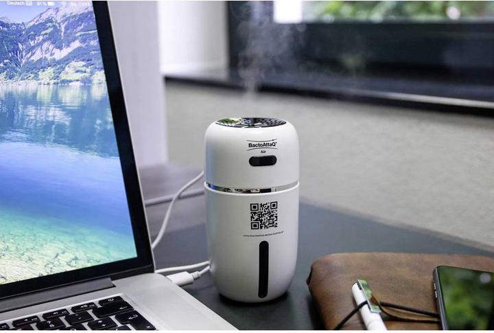 Produktbild Bactoattaq Luftbefeuchter ® Air Raumluftvernebler / Diffusor Portabler USB Ultraschallvernebler