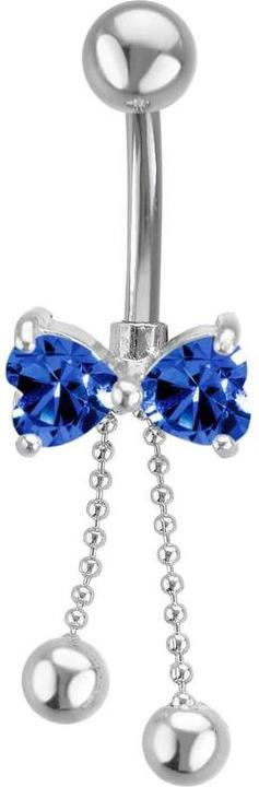 Actual product image Bijouteria Bellypiercing (Surgical steel, Zirconia)