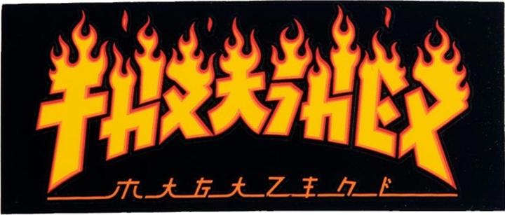 Produktbild Thrasher Godzilla Flame Sticker