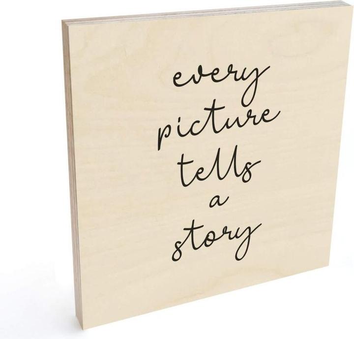 Produktbild Trenddeko Every picture tells a story (20 x 20 cm)