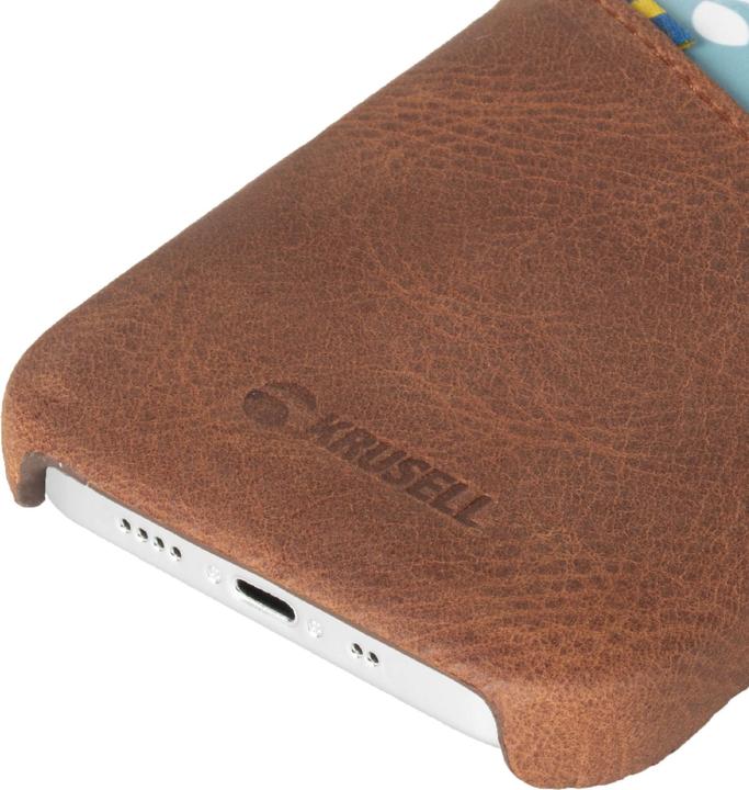 Produktbild Krusell Sunne CardCover Apple iPhone 12 mini vintage cognac (62154) (Apple iPhone 12 mini)