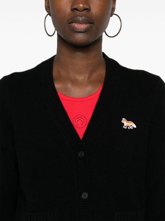 Actual product image Maison Kitsune Baby Fox Patch Boxy Cardigan (S)