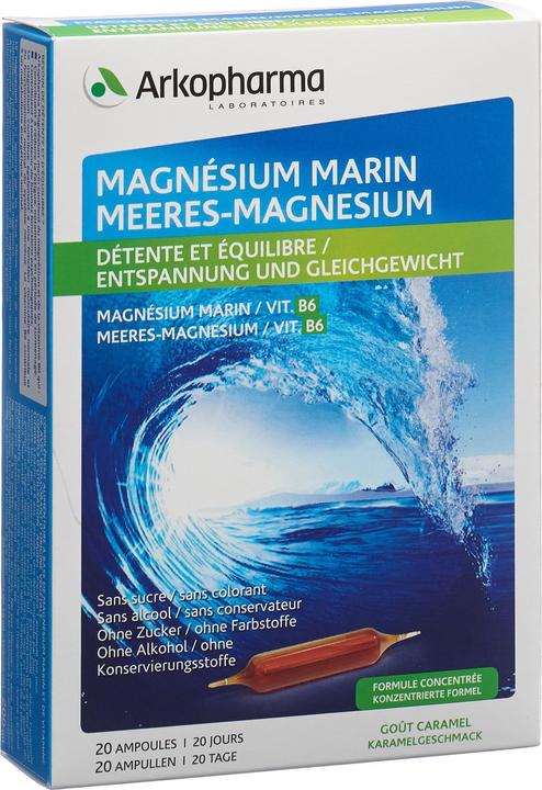 Produktbild Arkopharma Arkomag Meeres-Magnesium Ampullen (20 Stück, Ampulle, 364 g)