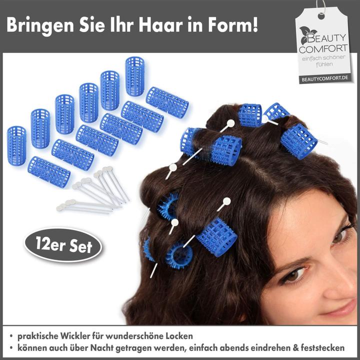 Beauty Comfort Set de bigoudis, 12 pcs.