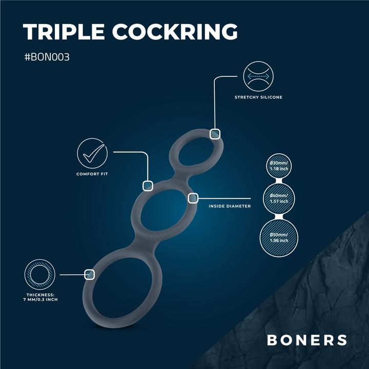 Immagine prodotto Boners Triplo (3 cm)