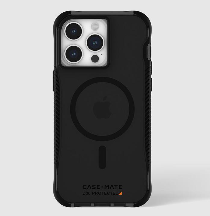 Actual product image Case-Mate Tough Grip Plus D3O MagSafe - iPhone 15 Pro Max Case (Smoke/Black) (Apple iPhone 15 Pro Max)