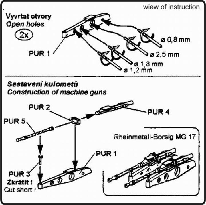 Produktbild CMK MG-17 Deutsche Maschinengewehre 7,92 mm