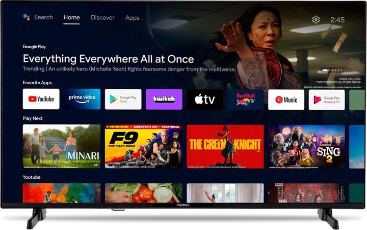 Immagine prodotto Medion LIFE P14031 (MD 29242) Android TV (40", LCD, Full HD)