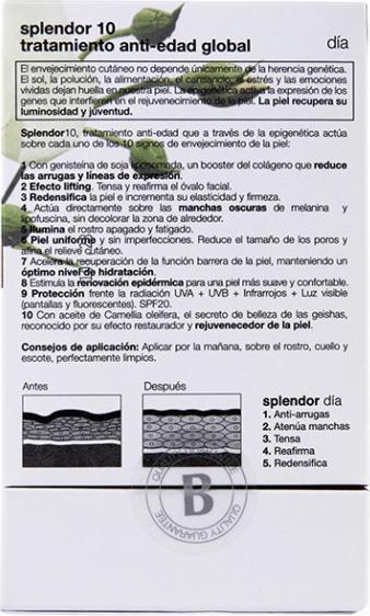 Produktbild Bella Aurora SPLENDOR 10 tratamiento anti-edad SPF20 50 ml (50 ml, Tagescreme, SPF 20)