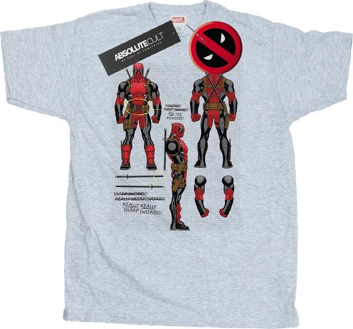 Produktbild Deadpool Action Figure Plans TShirt (XXL)