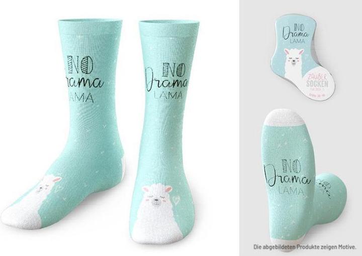 Actual product image La Vida Magic socks size 36-40 Llama Zoo (36 - 40)