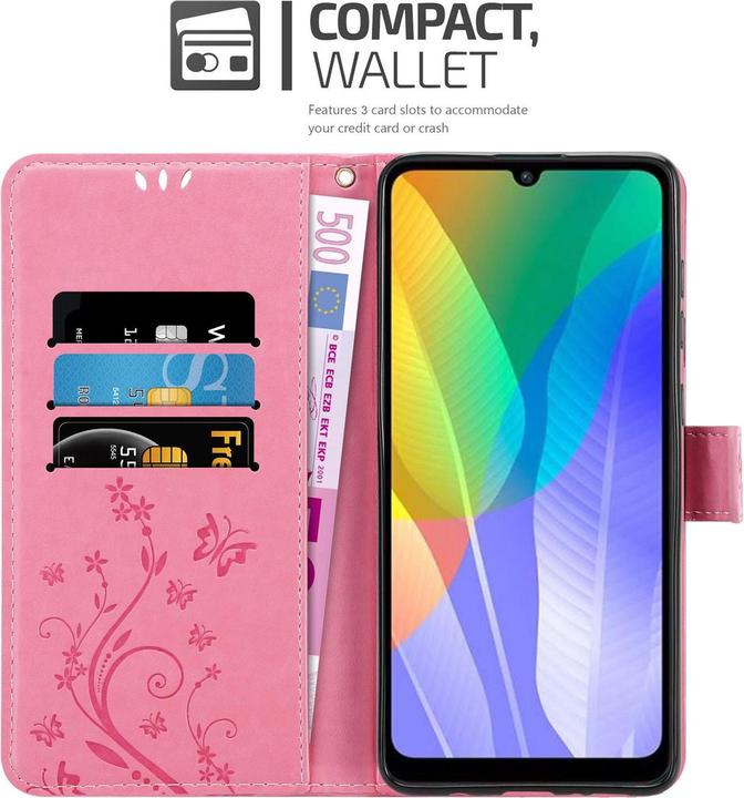Immagine prodotto Cadorabo Copertina del libro di fiori (Huawei Y6p)