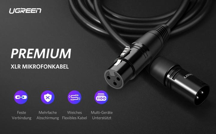 Produktbild Ugreen Xlr – Xlr (1 m, XLR)