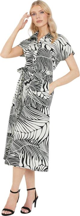 Actual product image Principles Womens/Ladies Leaf Print Midi Shirt Dress (40 D)