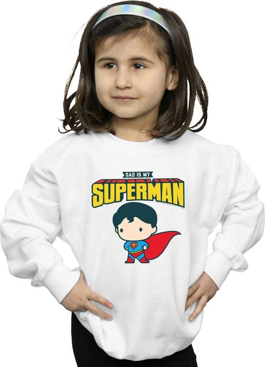 Produktbild Superman My Dad Is My Hero Sweatshirt Mädchen (116)