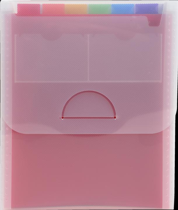Actual product image Exacompta Crystal fan folder A4 vertical (A4, 1 x)